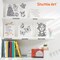 15-Piece Retractable Gel Pens, 0.5mm Fine Point, Black Ink for Journaling & Notes